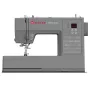 Automatinė siuvimo mašina SINGER HD6605 — elektrinė, vieno žingsnio kilpa, laisvoji rankovė, pilka, 6 kg
