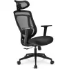Biuro kėdė Sharkoon OfficePal C10 — juoda, ergonomiškas dizainas, reguliuojamas aukštis