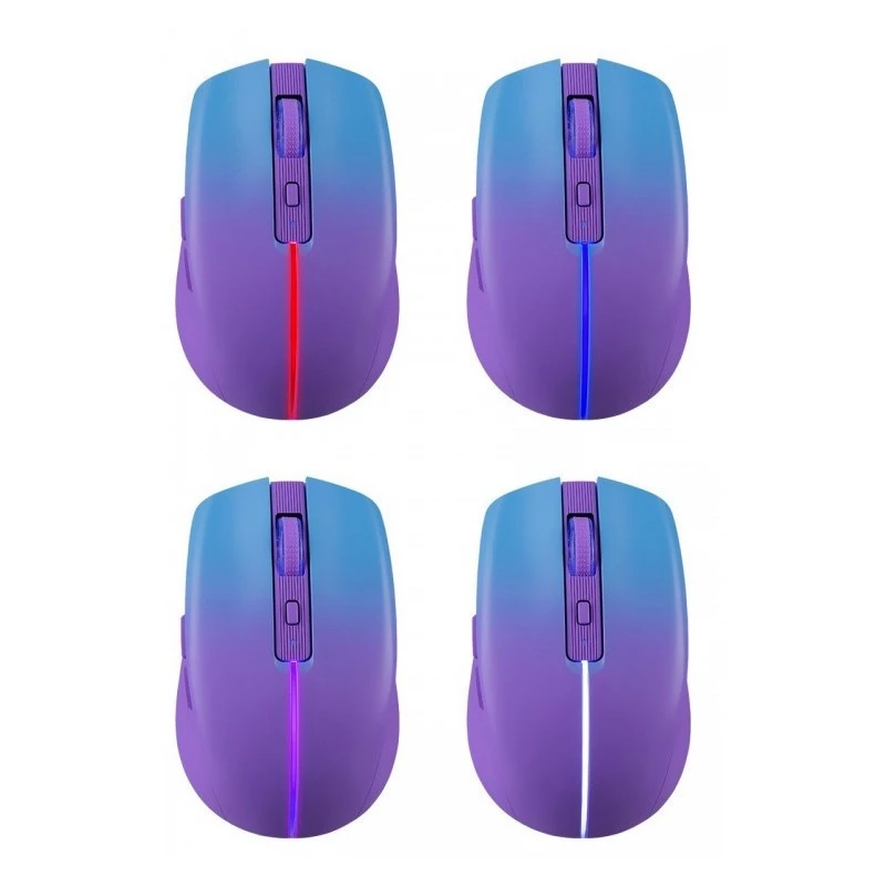 pelė DEFENDER MYSTERY MM-301 RF+BT PURPLE 1600dpi 6P