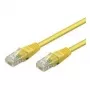 Wentronic Goobay CAT 6 komutacinis kabelis, U/UTP, geltonas, 7,5 m - CCA vario mišinys (68428)