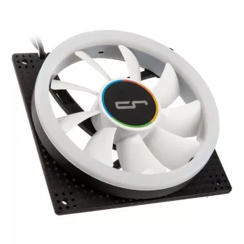 Cryorig Crona X 120 mm ventiliatorius, baltas — 400–1700 RPM, 60.6 CFM, 2.65 mmH2O
