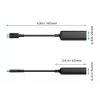 Ethernet adapteris Aukey CB-A30 USB‑C į Gigabit RJ45 10/100/1000 Mbps, USB 3.0, aliuminis, LED indikatoriai