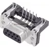 D-SUB jungtis Harting 09 66 452 6613 90° 37 kontaktų litavimo tipo