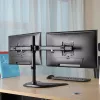 HAGOR HA FS - tvirtinimo komplektas (laikiklis stalui) - 2 LCD ekranams - juodas - Ekrano dydis: 38-68 cm (15-27)