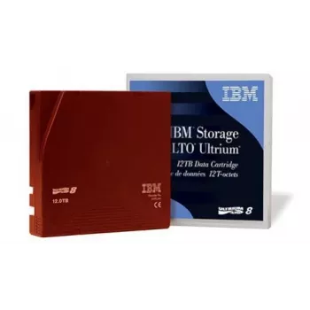 IBM Lenovo - LTO Ultrium 8 - 12 TB / 30 TB - su brūkšninio kodo etikete