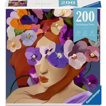 Dėlionė Ravensburger Puzzle Moment Purple — 200 dalių, kompaktiškas formatas
