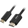 Adapterinis kabelis HDMI kištukas > mini HDMI kištukas (juodas, 3 m, HDMI 4K)