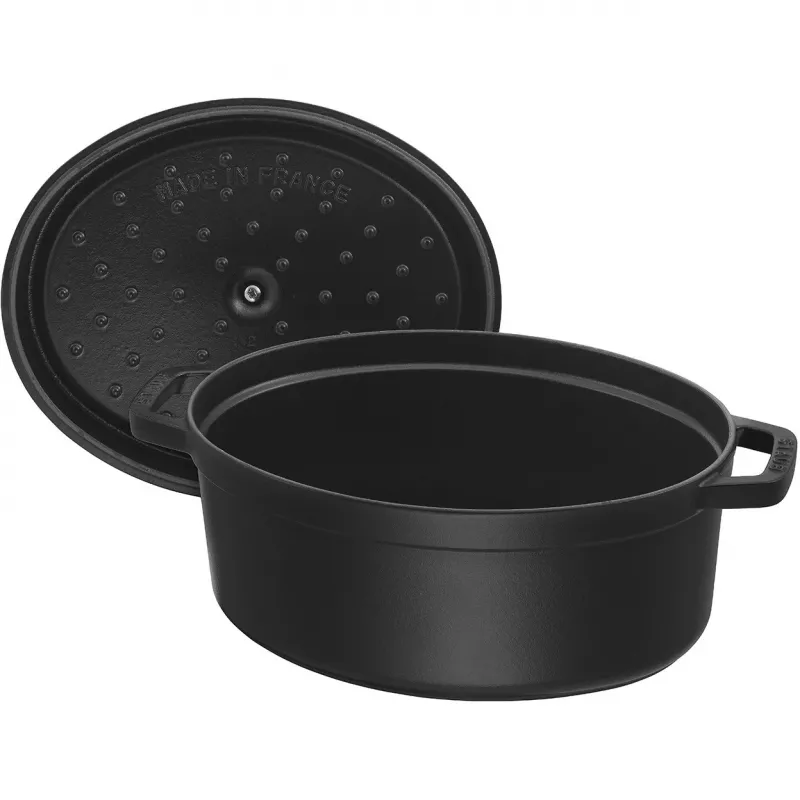 Staub 40509-509-0 kepimo indas 12 L Ketaus Juoda