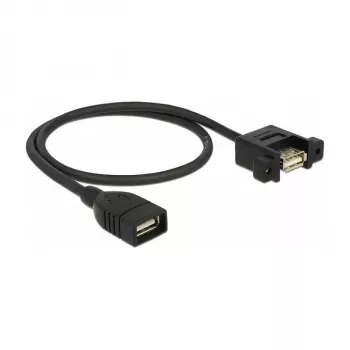 USB laidas DeLOCK 85459 USB 2.0 0,5 m juodas