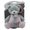 Muzikinė žaislų dėžutė TULILO 9109 Rožinis meškiukas 18 cm - prisukamas muzikinis žaislas