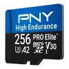 MicroSD kortelė PNY PRO ELITE HIGH ENDURANCE 256GB UHS-I U3 - 256 GB, UHS-I, U3, High Endurance