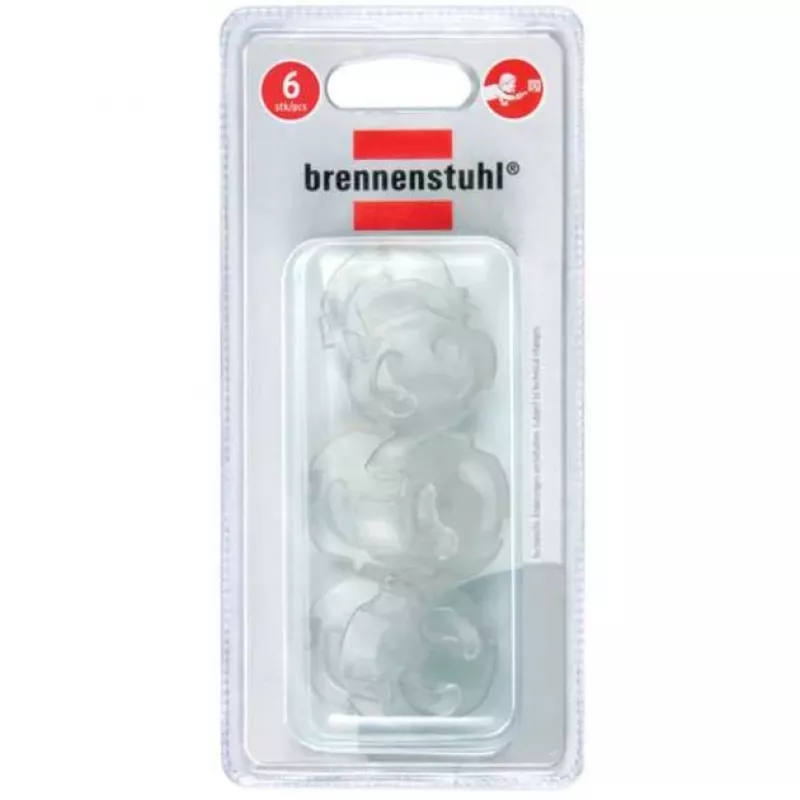 Brennenstuhl 1164480 permatomi lizdų apsauginiai dangteliai, 6 vnt.