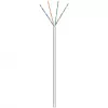 „Wentronic Goobay“ CAT 6 tinklo kabelis, U/UTP, pilkas, 100 m – CCA, AWG 24/7 (vytas), PVC (93884)