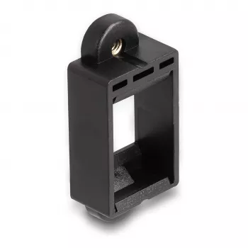 DeLOCK Keystone laikiklis, įsegamas rėmelis, juodas, 18 mm x 40 mm x 10 mm