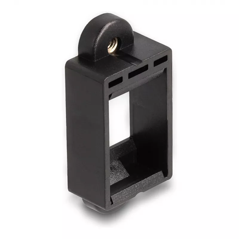 DeLOCK Keystone laikiklis, įsegamas rėmelis, juodas, 18 mm x 40 mm x 10 mm