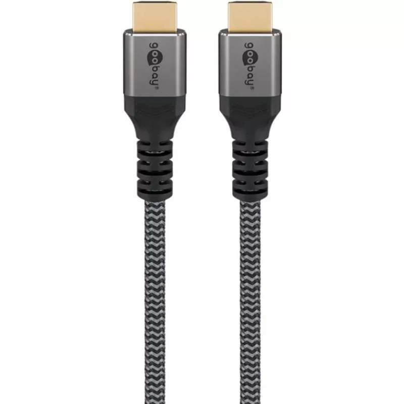 Goobay 65263 HDMI laidas 5 m HDMI A tipo (standartinis) pilkas (65263)