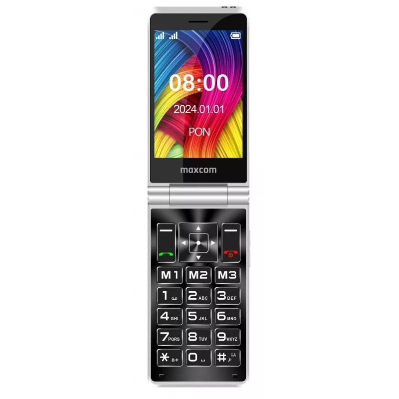 Sulankstomas telefonas MM835L 4G dual sim violetinis