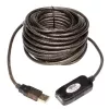 Tripp Eaton Tripp Lite Series 10M USB 2.0 Hi-Speed Active Extension Repeater Cable USB-A M/F 33' 33ft 10 Meter - USB-Extension Cable - USB (M)