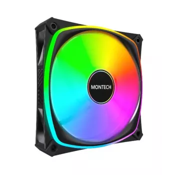 MONTECH AX120 PRO JUODAS 120mm ARGB korpuso ventiliatorius