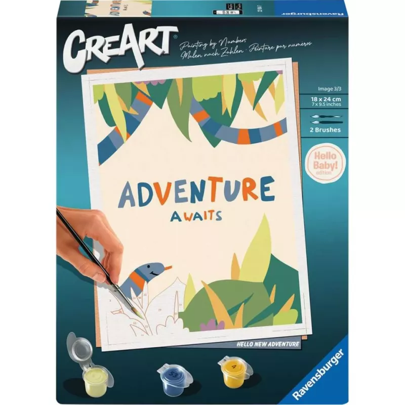 Ravensburger CreArt – „Hello New Adventure“ piešimo rinkinys, modelis 23904