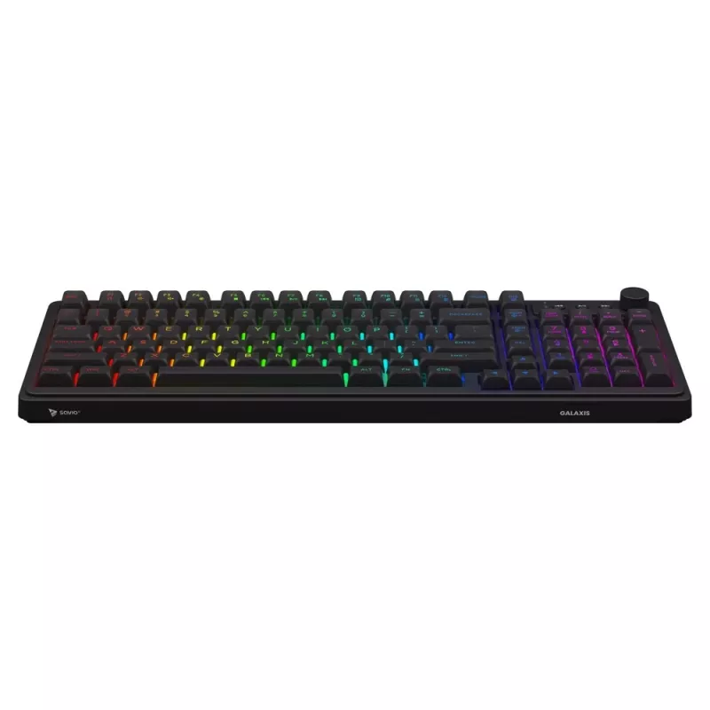 Savio Galaxis klaviatūra, žaidimams, USB, QWERTY, US English, juoda