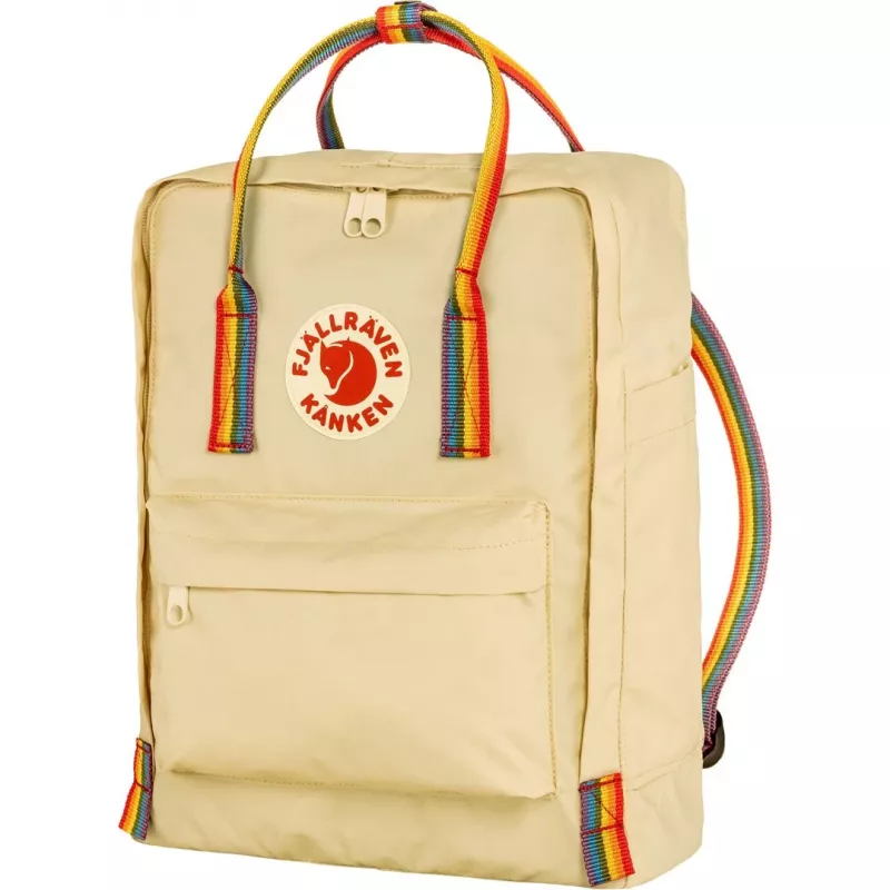 Fjällräven Kanken Rainbow kuprinė, laisvalaikio kuprinė, Oak Vinylon