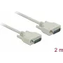 Serijinis laidas DeLOCK 85976 Smėlinis 2m Sub-D15