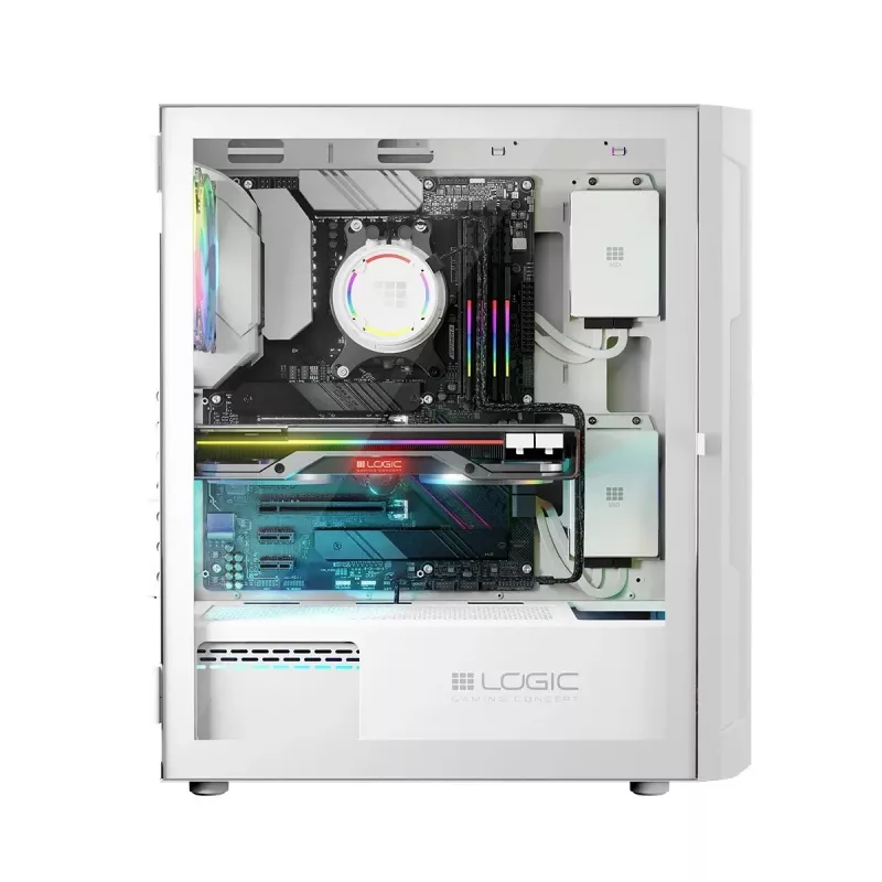 Logic ARAMIS ARGB MINIDI USB 3.0 korpusas, baltas