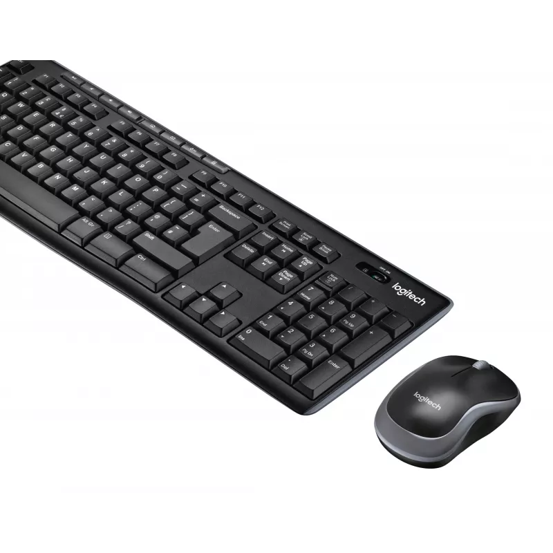 Logitech Wireless Combo MK270 - klaviatūros ir pelės rinkinys - belaidis - 2,4 GHz - prancūzų (920-004510)