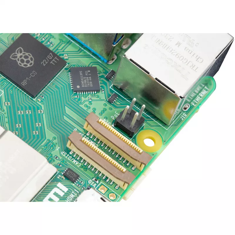 Vienplokštis kompiuteris Raspberry Pi 5 kūrimo plokštė — 2400 MHz Arm Cortex-A76, iki 16 GB LPDDR4x, MicroSD, USB 3.2, Wi‑Fi 5
