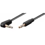 Microconnect AUDLL05A garso kabelis 0,5 m 3,5 mm, juodas