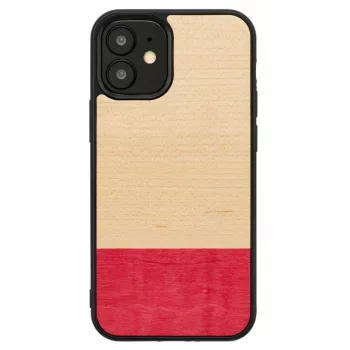 Apsauginis telefono dėklas man and wood iPhone 12 mini — juodas