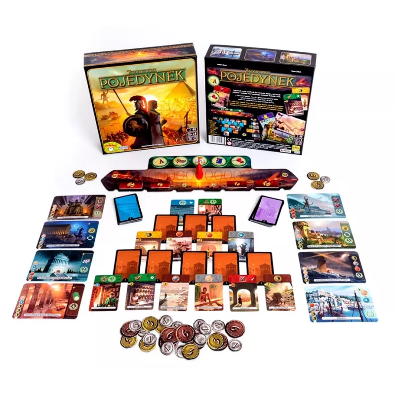 Stalo žaidimas 7 WONDERS OF THE WORLD - DUEL (LENKIŠKA VERSIJA)