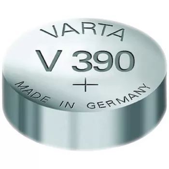 VARTA sidabro oksido laikrodžio elementas, V390 (SR54), 1,55 V, 80 mAh (00390 101 401)