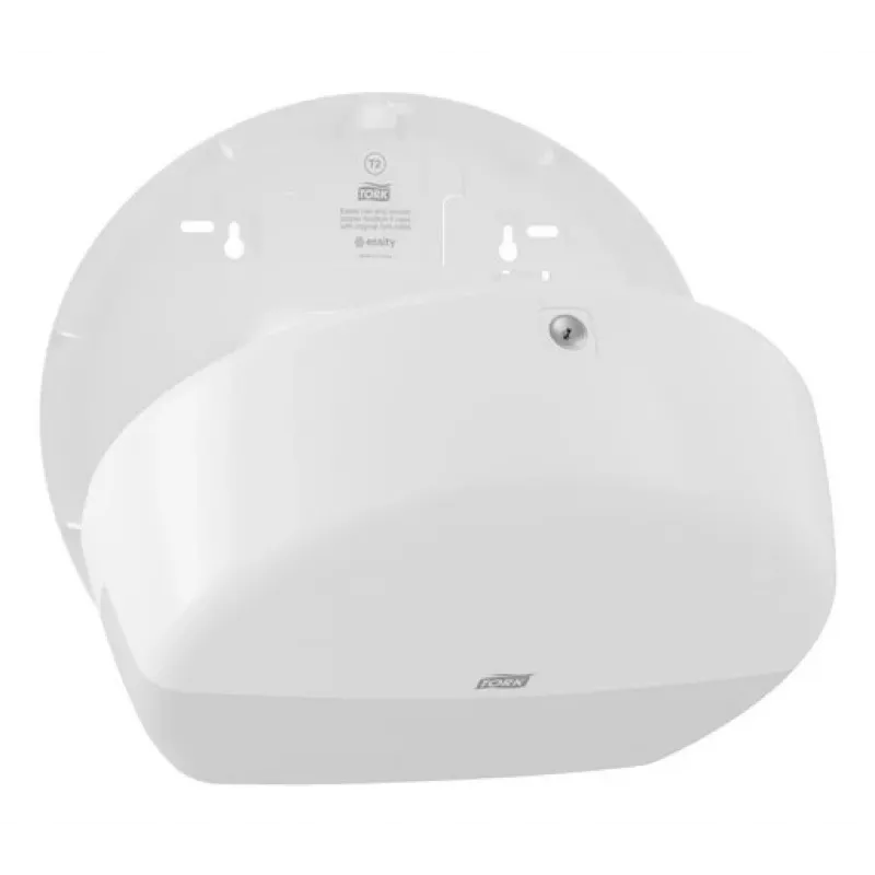 Popierinių rankšluosčių dozatorius Tork Mini Jumbo Roll 132×345×275 mm, baltas, MPN 555000