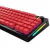 Keycaps GLORIOUS GPBT Basics — PBT, US ANSI layout, red accents