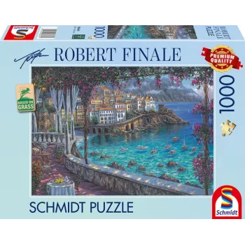 Robert Finale: Amalfi pakrantė, 1000 dalių dėlionė