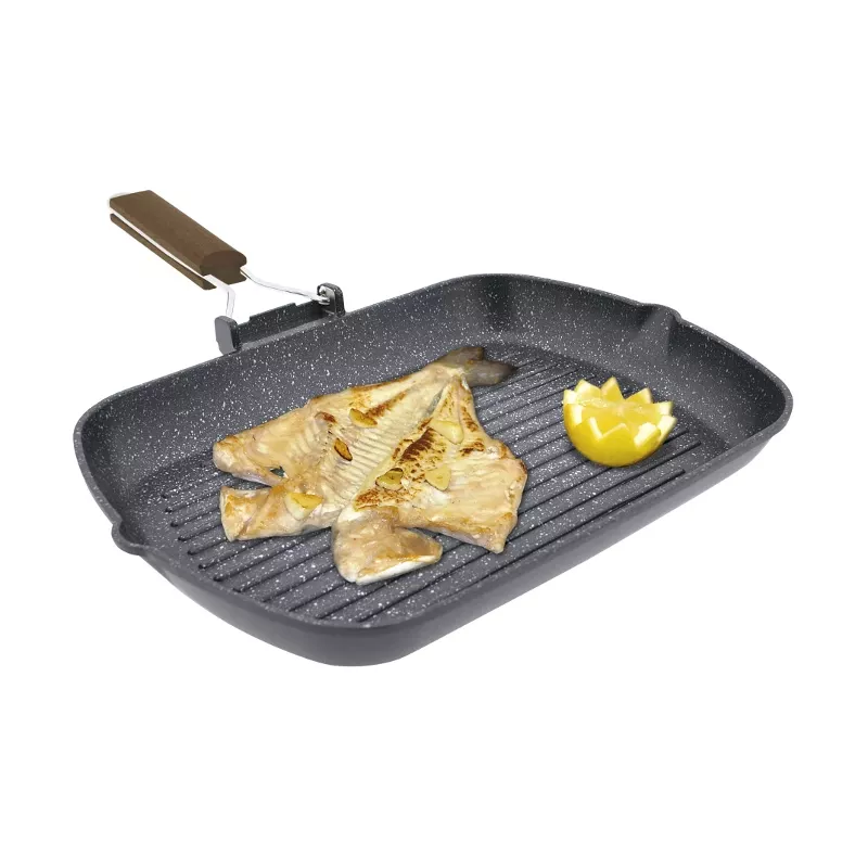 Grill pan JATA GP35 Kilimanjaro Rectangular
