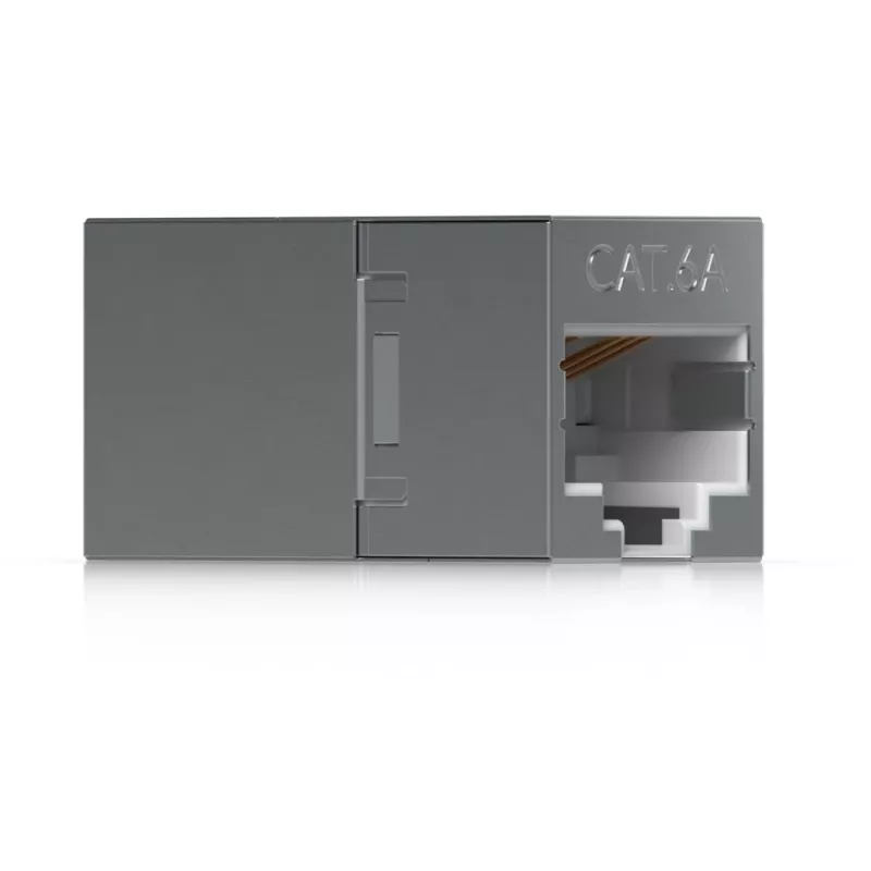 Inline RJ45 jungtis UBIQUITI UACC-RJ45-COUPLER-C6A Compact — RJ45 Cat6A tiesioginė jungtis