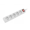Maitinimo ilgintuvas Lanberg PS1-05E-0150-W 1,5 m 5 kintamosios srovės lizdai Vidaus Naudojimas Baltas