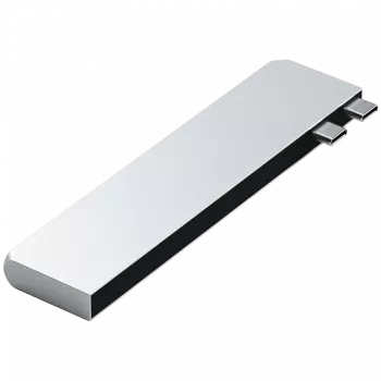 Satechi ST-HUCPHSS nešiojamojo kompiuterio prijungimo stotelė ir prievadų kopijuoklis USB 3.2 Gen 2 (3.1 Gen 2) Type-C, sidabrinė (ST-HUCPHSS)