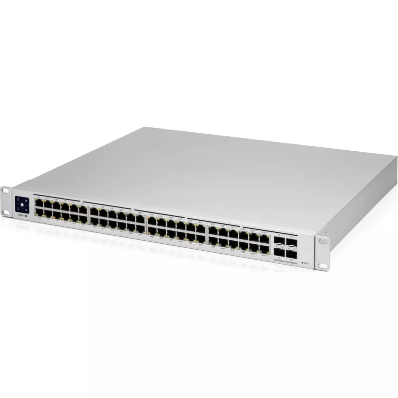 Ubiquiti UniFi USW-PRO-48 tinklo jungiklis Valdomas L2/L3 Gigabit Ethernet (10/100/1000) 1U Sidabrinis