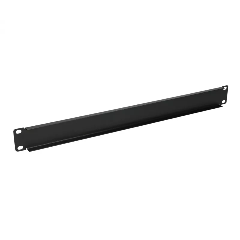 Rack blanking panel Extralink Front Blank Panel 1U 19 inch Juoda, steel housing