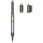 Multistyler Dyson Airwrap Origin Warm Copper Nickel — multistyler, 1300 W, 3 šilumos / greičio nustatymai, 360° pagrindas, 2,675 m laidas