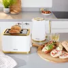 Mini krosnelė Petra PT5032WVDE 2 riekių, kompaktiška 2 lizdų elektrinė mini krosnelė