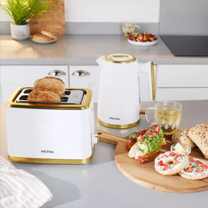 Mini krosnelė Petra PT5032WVDE 2 riekių, kompaktiška 2 lizdų elektrinė mini krosnelė