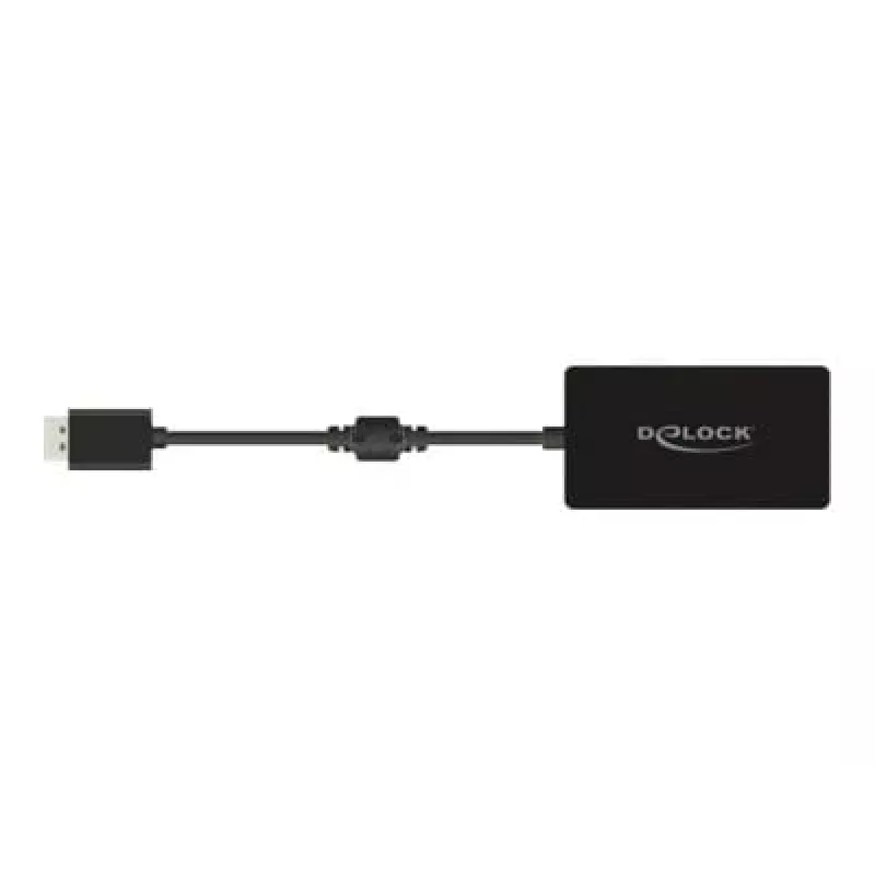DeLOCK 0,16 m DisplayPort/VGA+HDMI+DVI VGA (D-Sub)+ HDMI + DVI juoda