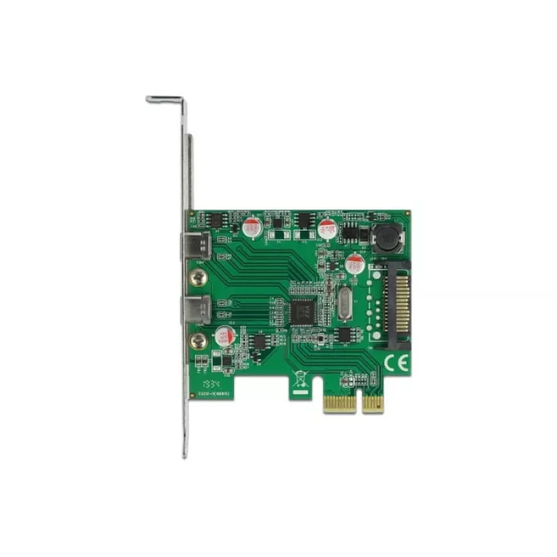 DeLOCK PCI Express x1 kortelė su 2 x USB Type-C™ lizdais