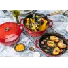 Staub La Cocotte apvalus ketaus troškintuvas – 3 VIENETŲ RINKINYS