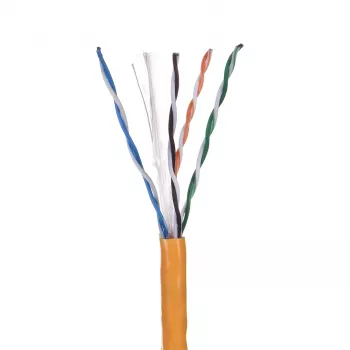 Tinklo kabelis Lanberg LCU6-10CC-0305-O U/UTP 305 m oranžinis
